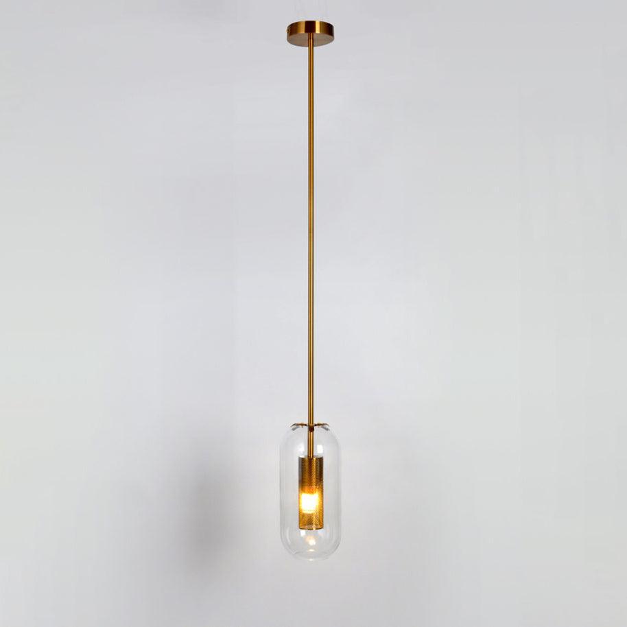 Sypharil minimalistisk pendellampe i glas