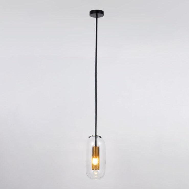 Sypharil minimalistisk pendellampe i glas