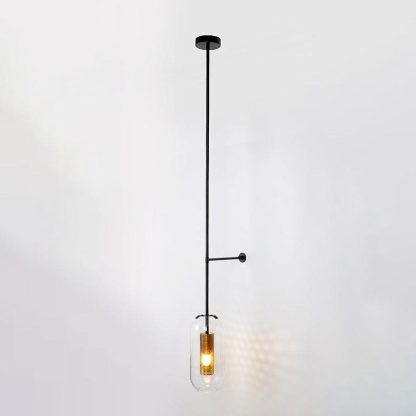Dae moderne minimalistisk væglampe i glas
