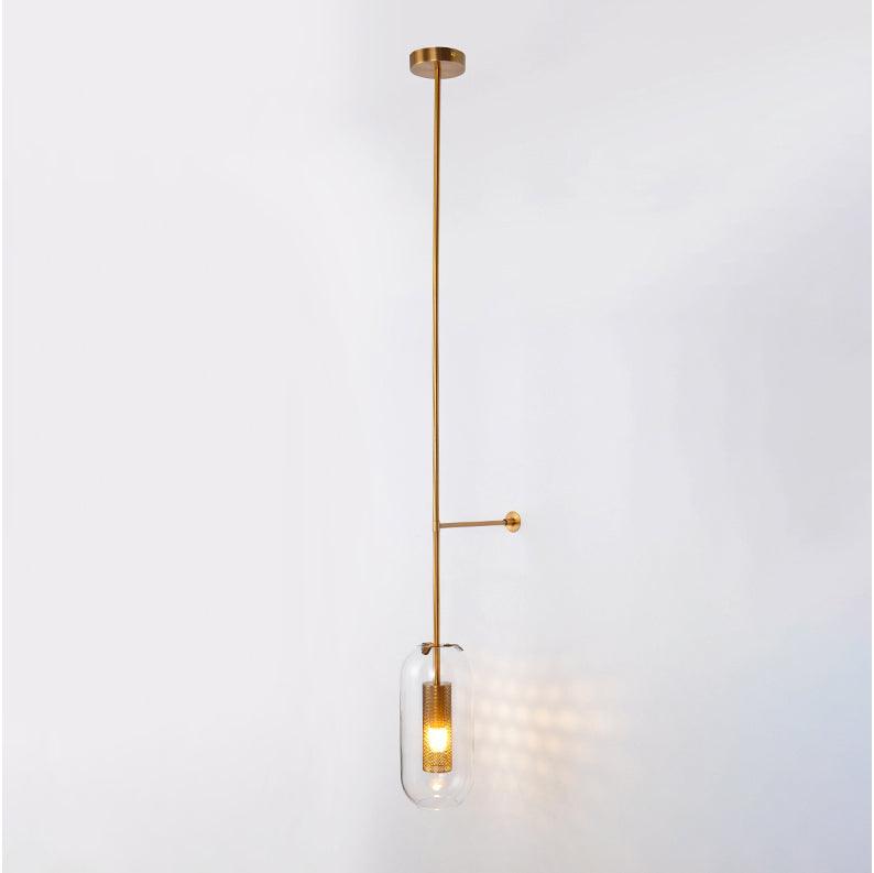 Dae moderne minimalistisk væglampe i glas