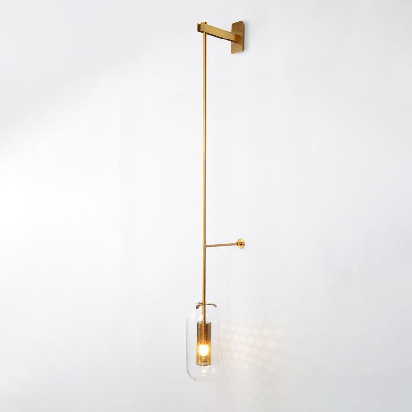 Dae moderne minimalistisk væglampe i glas