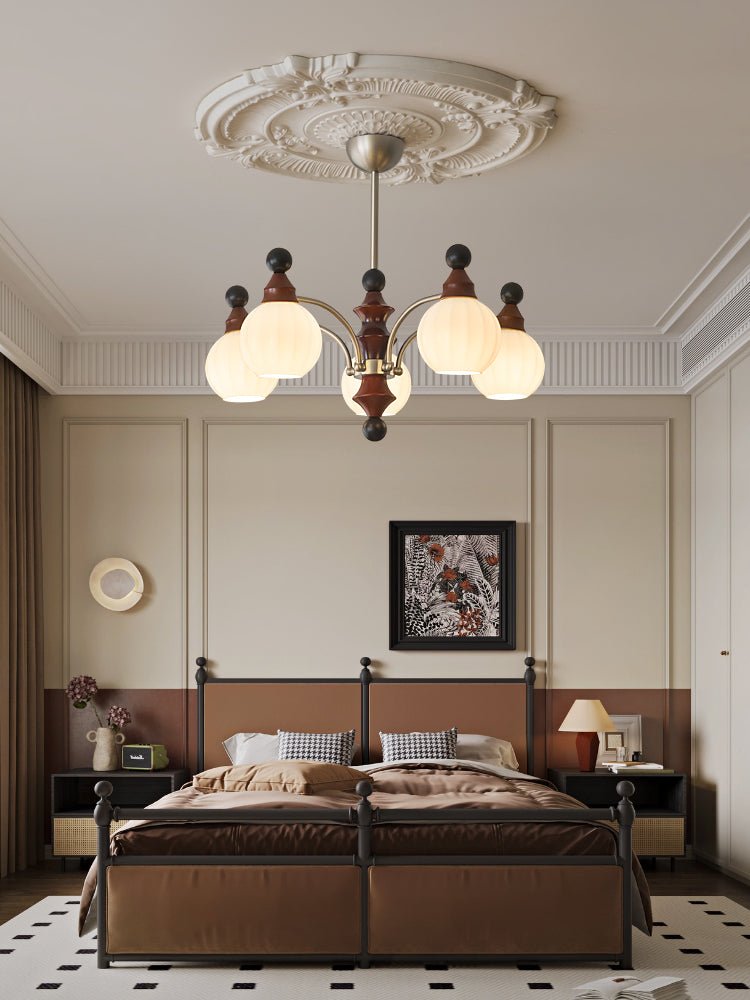 Zosilara elegant traditionel lysekrone i træ