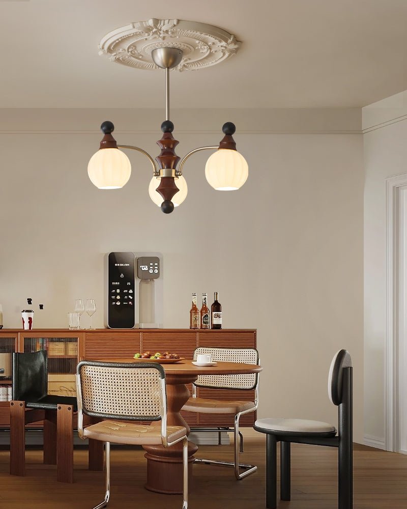 Zosilara elegant traditionel lysekrone i træ