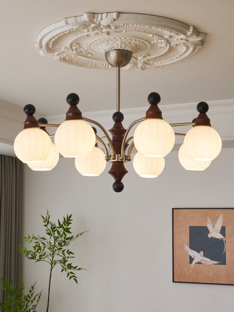Zosilara elegant traditionel lysekrone i træ
