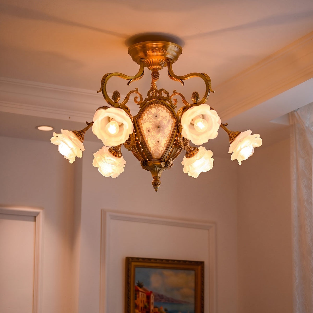Rivaella-halvplanmonteret lampe