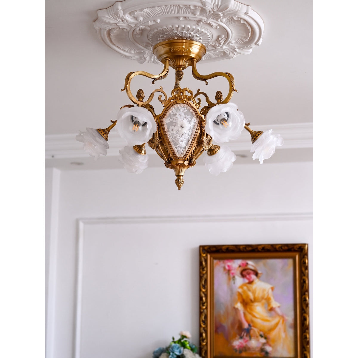 Rivaella-halvplanmonteret lampe