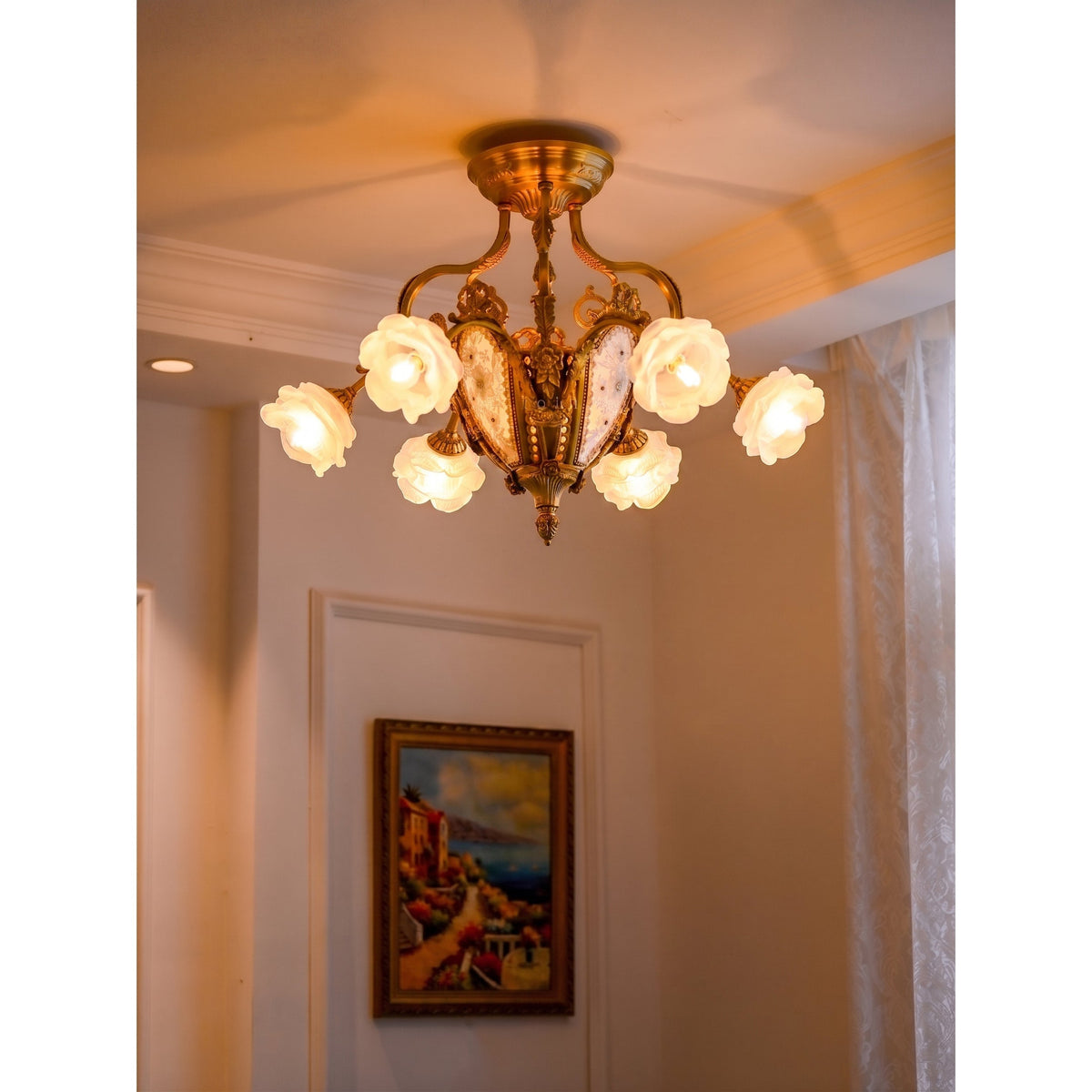 Rivaella-halvplanmonteret lampe