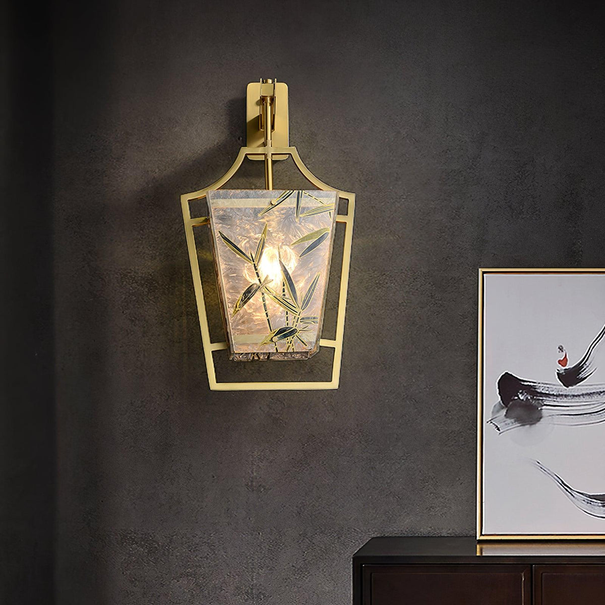 Zenith elegant messingvæglampe