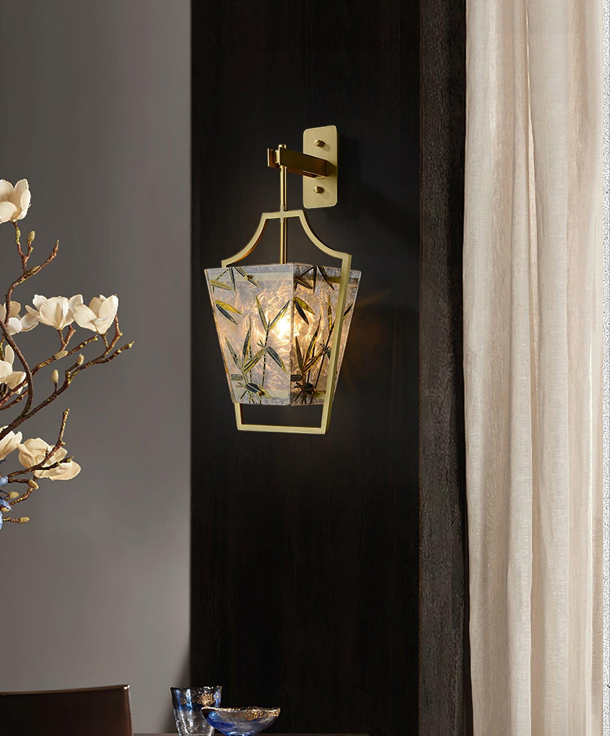 Zenith elegant messingvæglampe