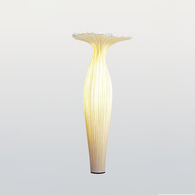 Candeeiro de pé em tecido orgânico Zarinir