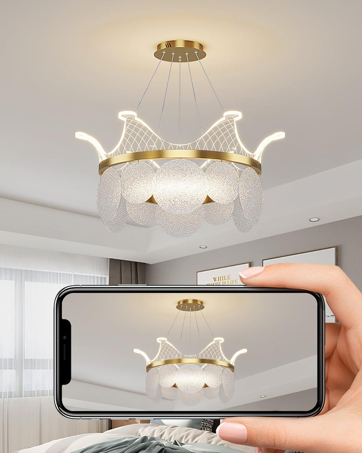 Candelabro de luxo Vivian
