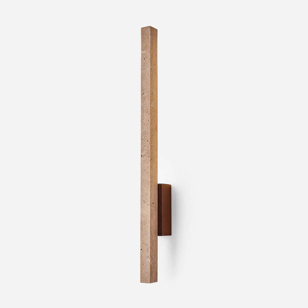 Corvella Wall Lamp Slim Linear Travertine Minimalist