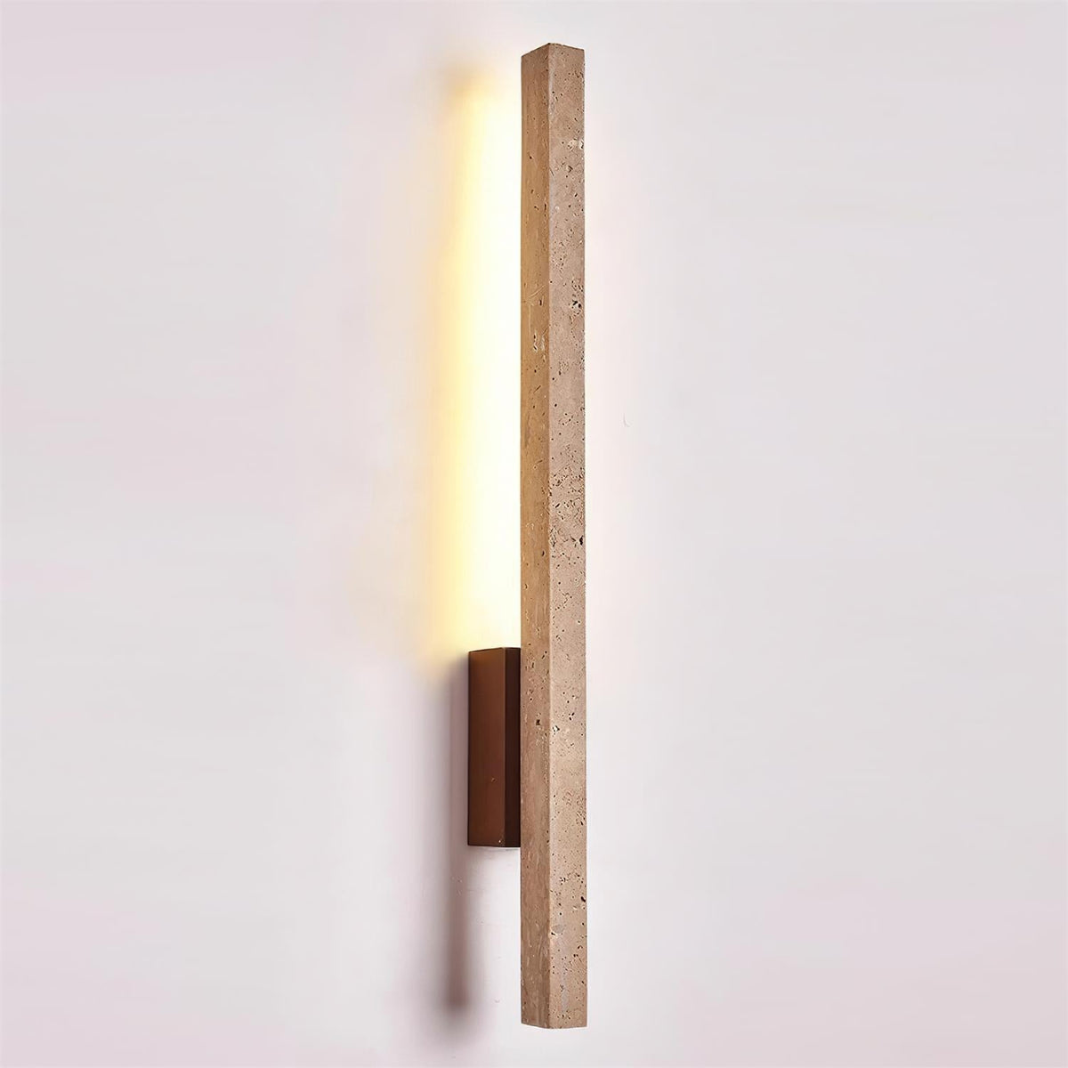 Corvella Wall Lamp Slim Linear Travertine Minimalist