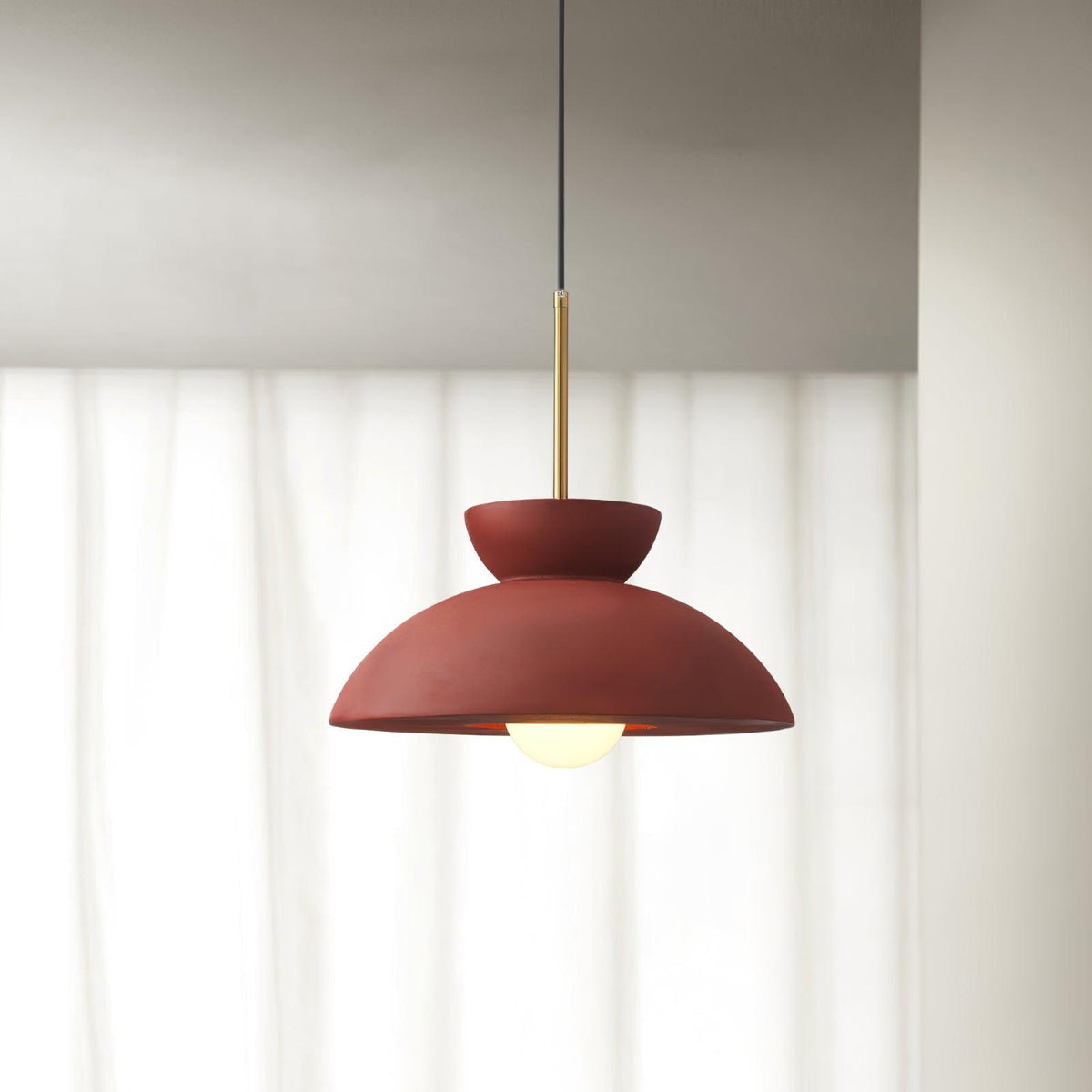 Vlorael industriel pendellampe i resin