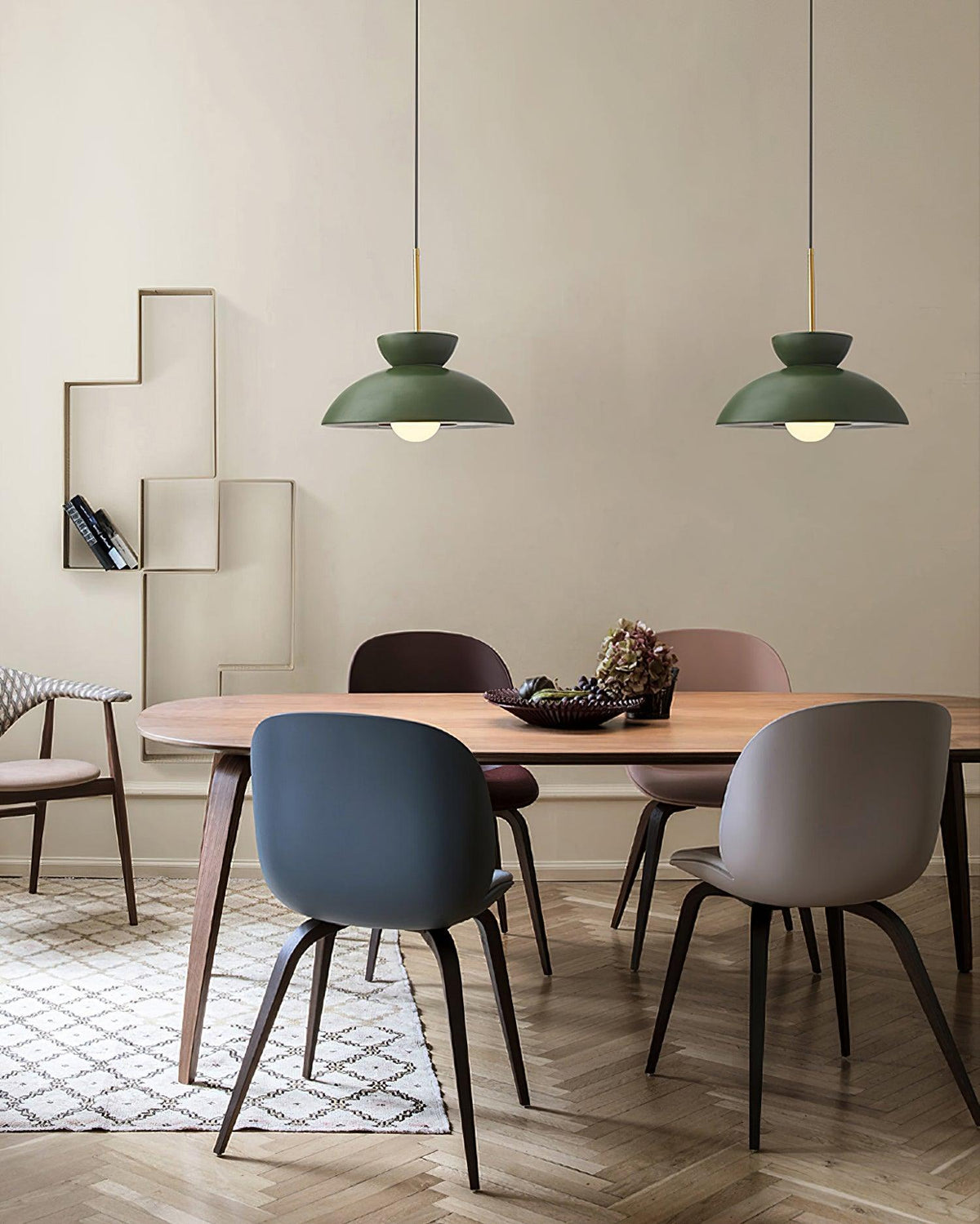Vlorael industriel pendellampe i resin