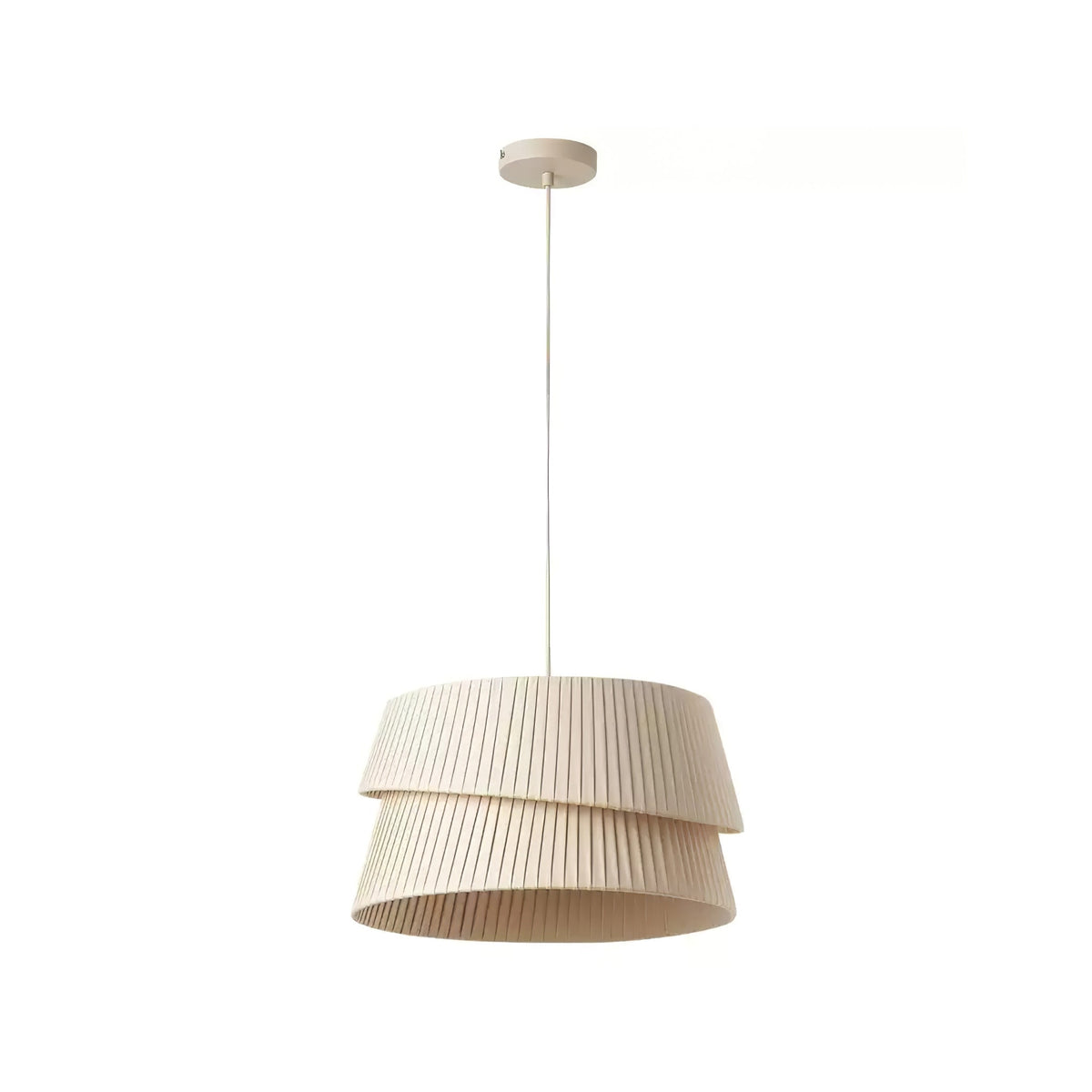 Ilira exklusiv elegant pendellampa i tvinnat tyg