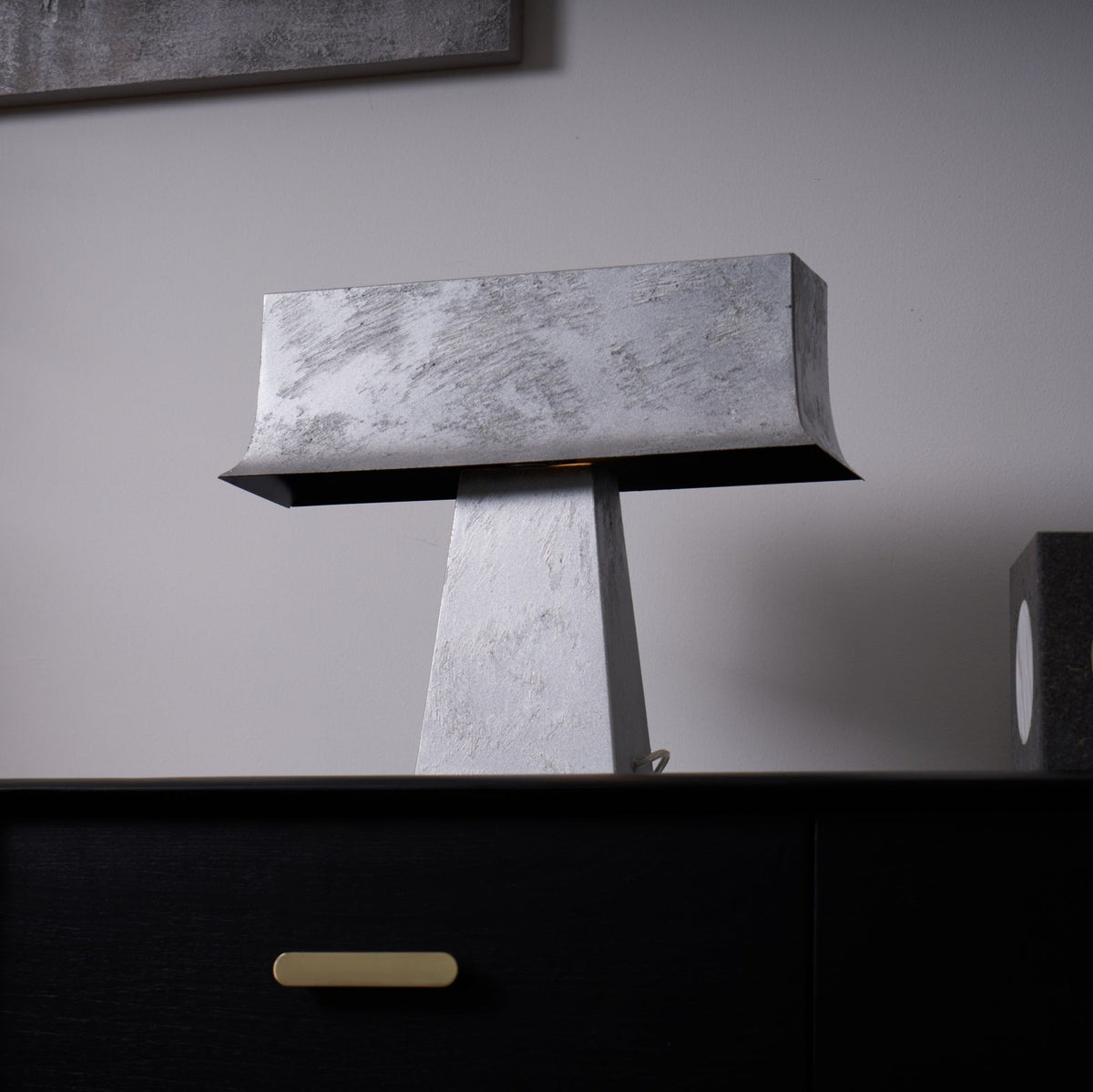 Candeeiro de mesa minimalista antigo Slate