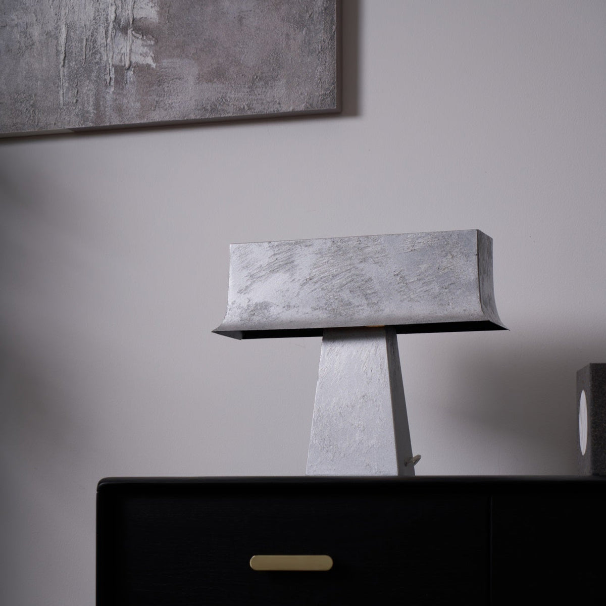 Candeeiro de mesa minimalista antigo Slate