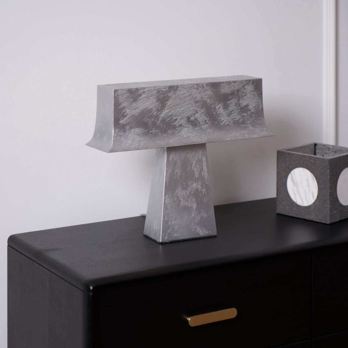 Candeeiro de mesa minimalista antigo Slate