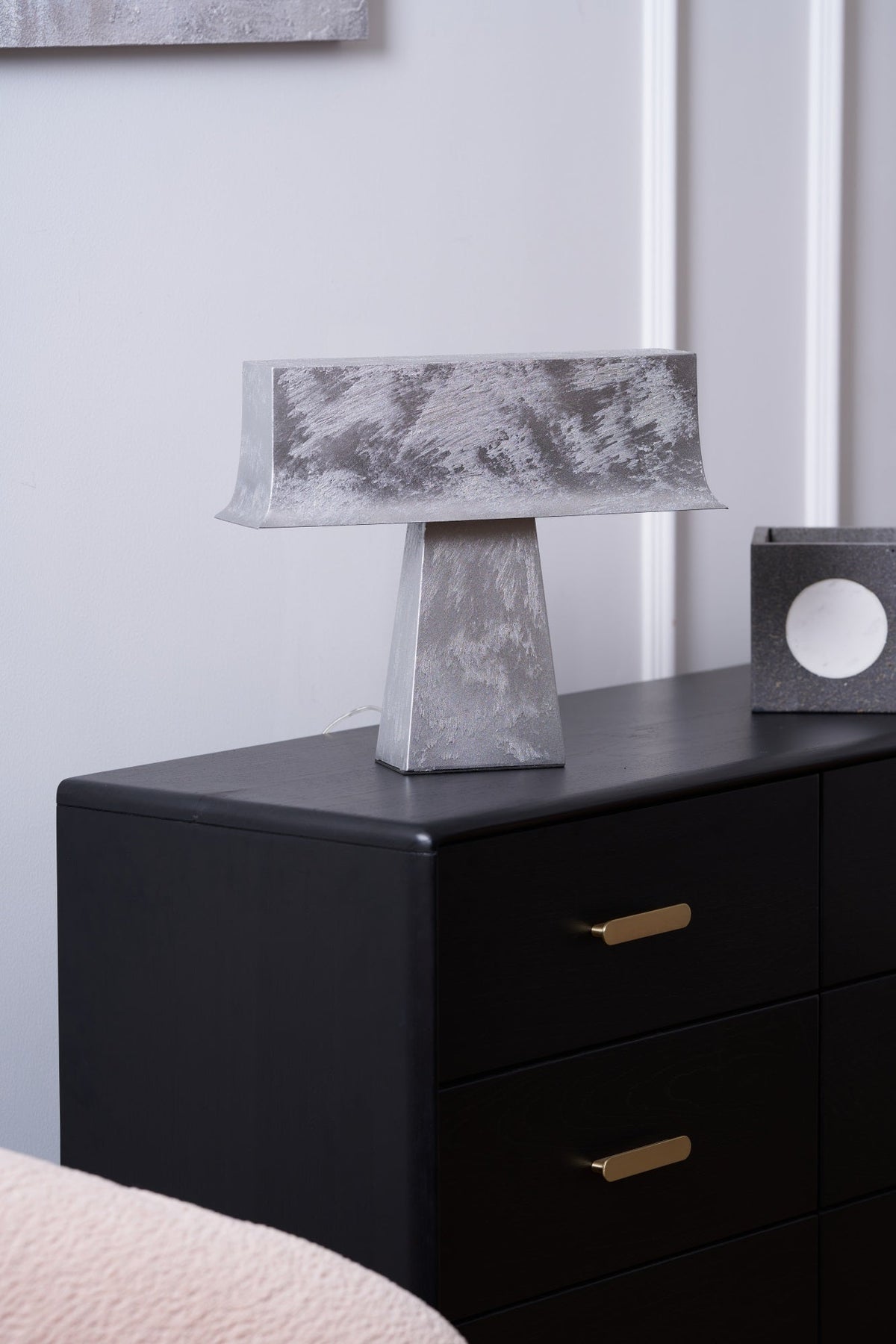 Candeeiro de mesa minimalista antigo Slate