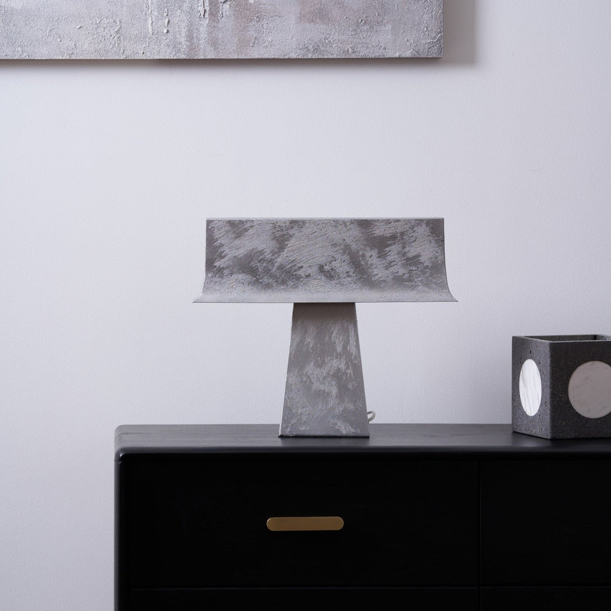 Candeeiro de mesa minimalista antigo Slate