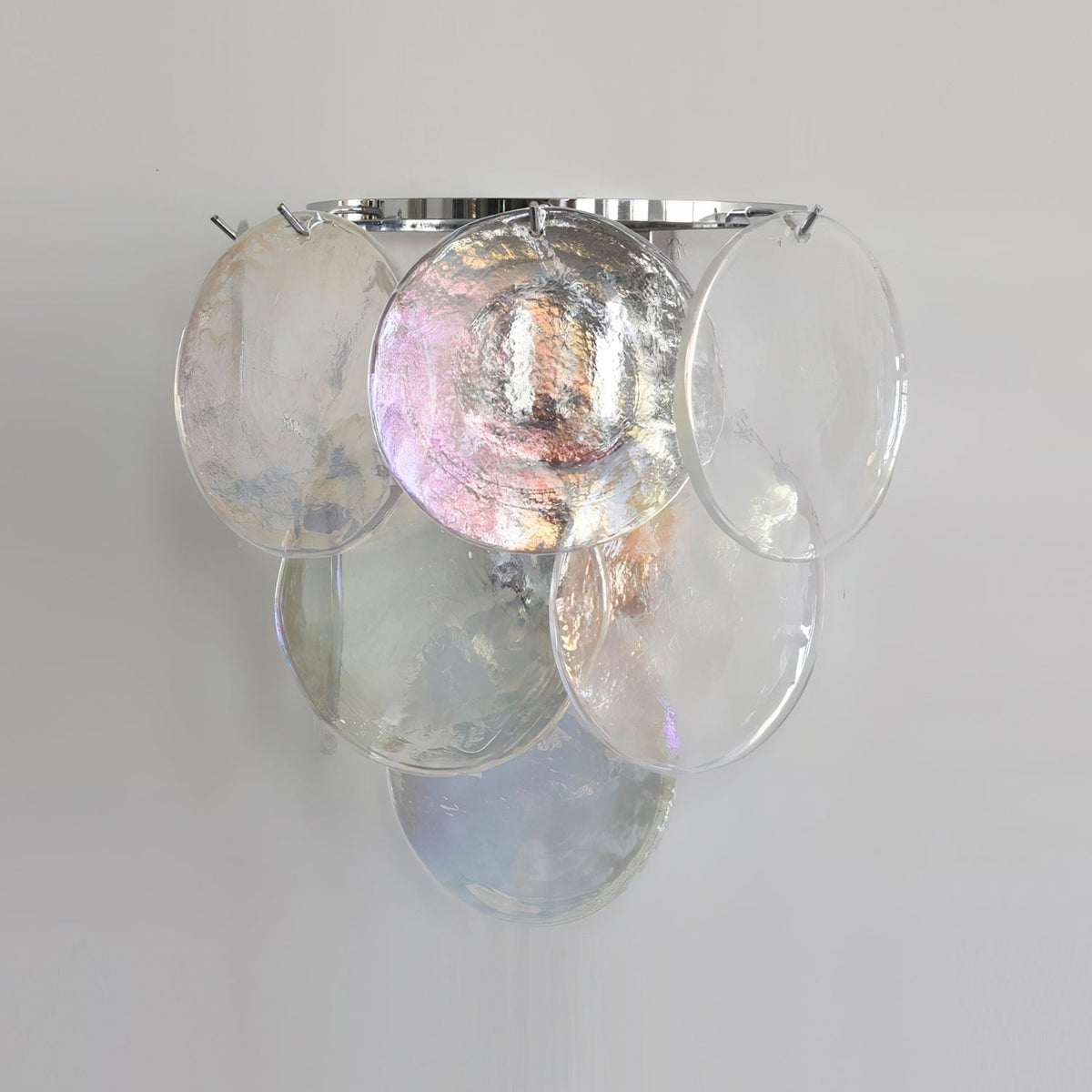 Elisa væglampe med flerfarvet kunstglas