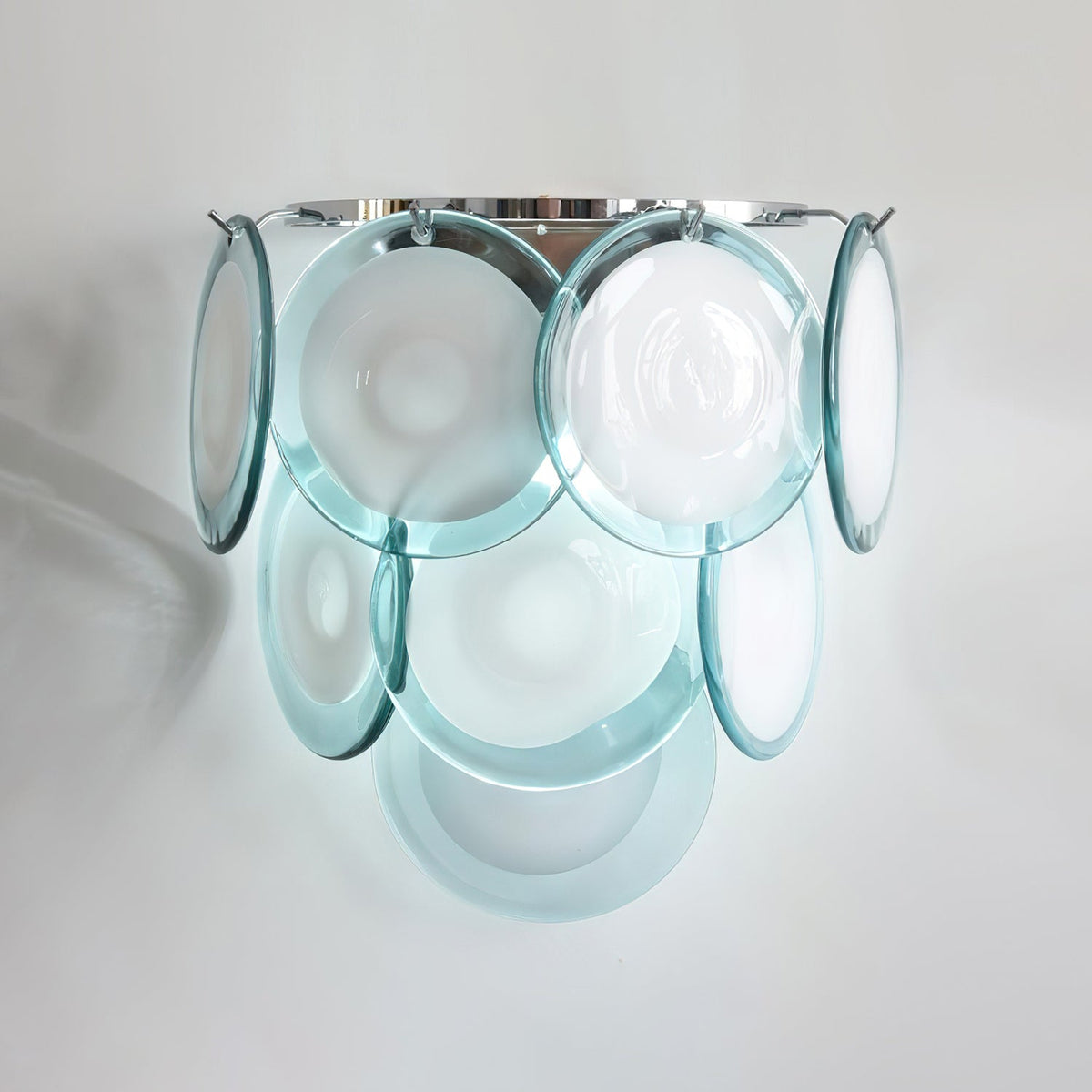 Elisa væglampe med flerfarvet kunstglas