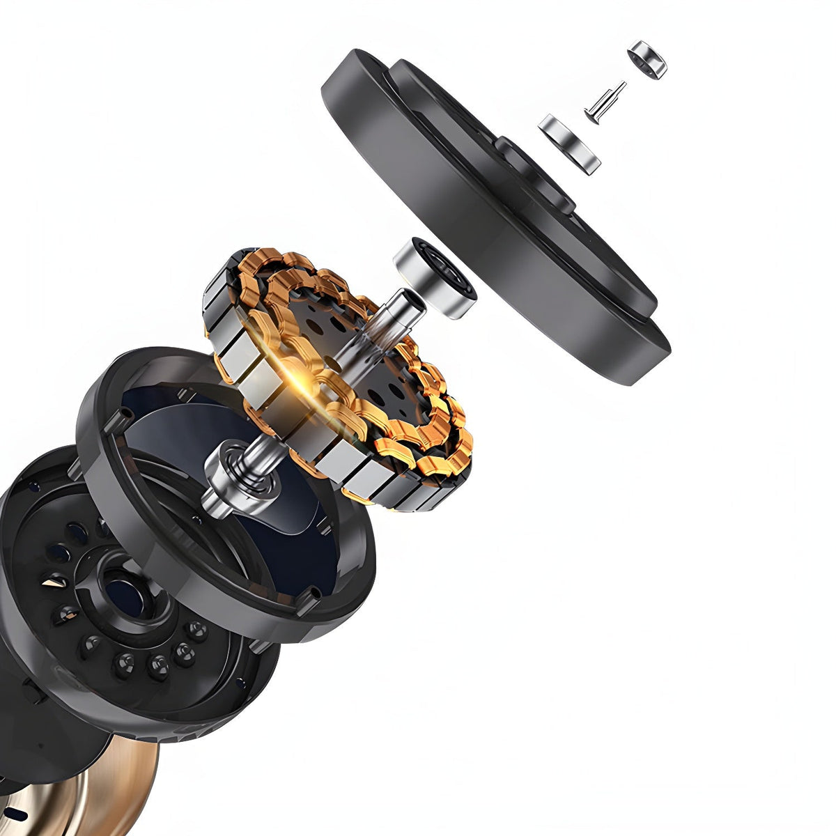 Miroise loftventilator med lys
