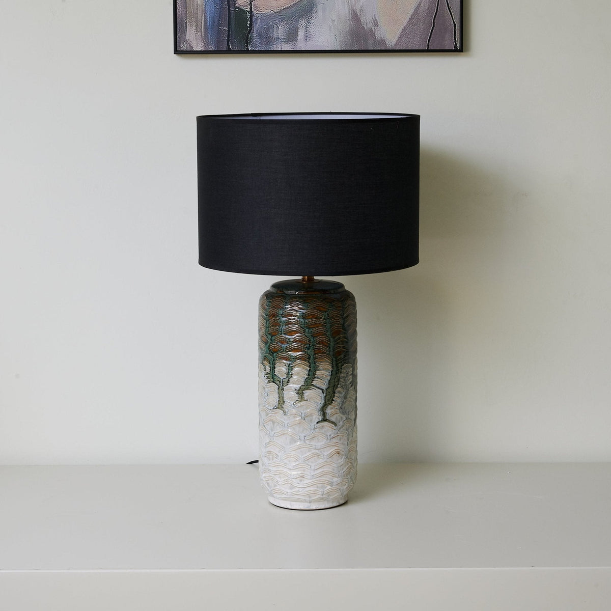 Ainsley moderne bordlampe i keramik
