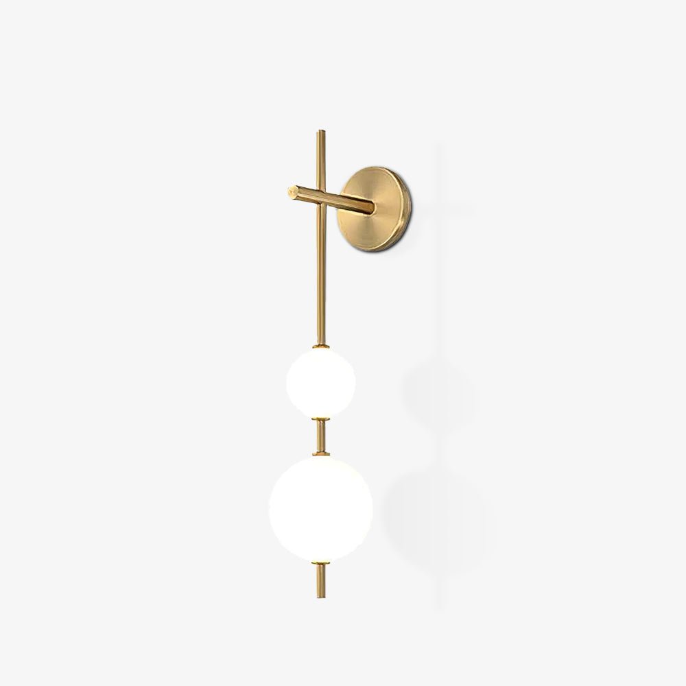Candeeiro de parede vertical com globo minimalista Miriiella