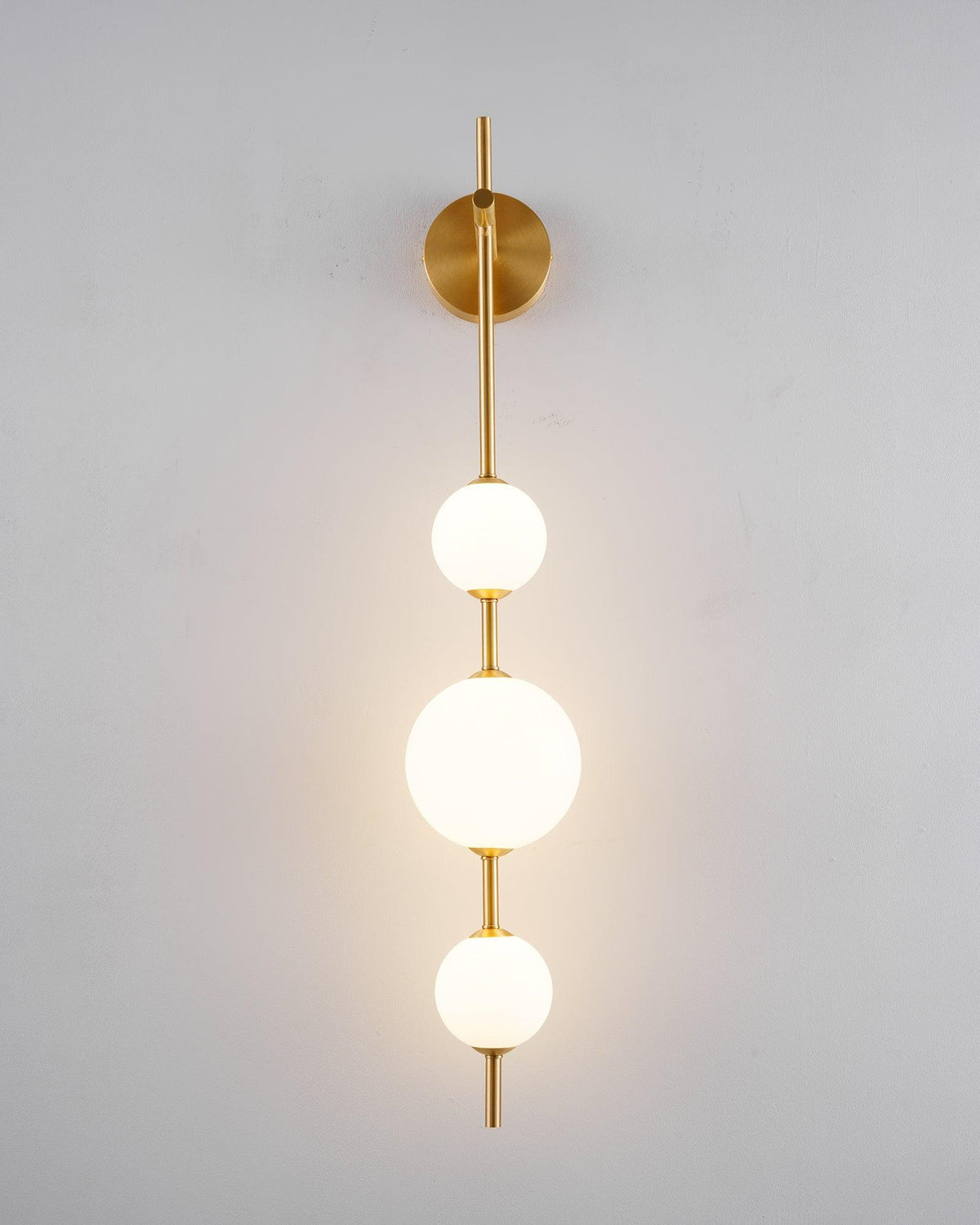 Candeeiro de parede vertical com globo minimalista Miriiella