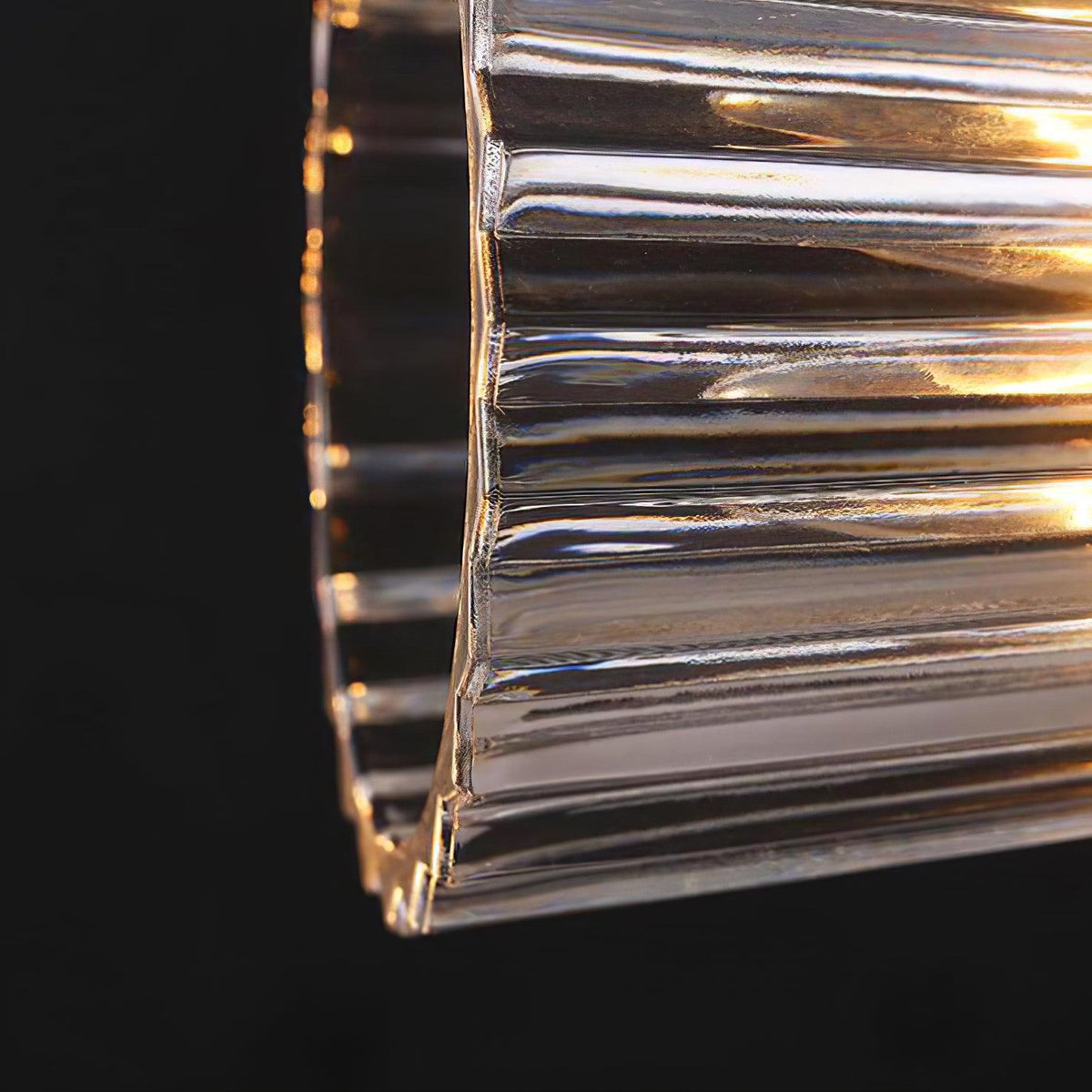 Candeeiro de parede artístico Cyrinenne em cristal