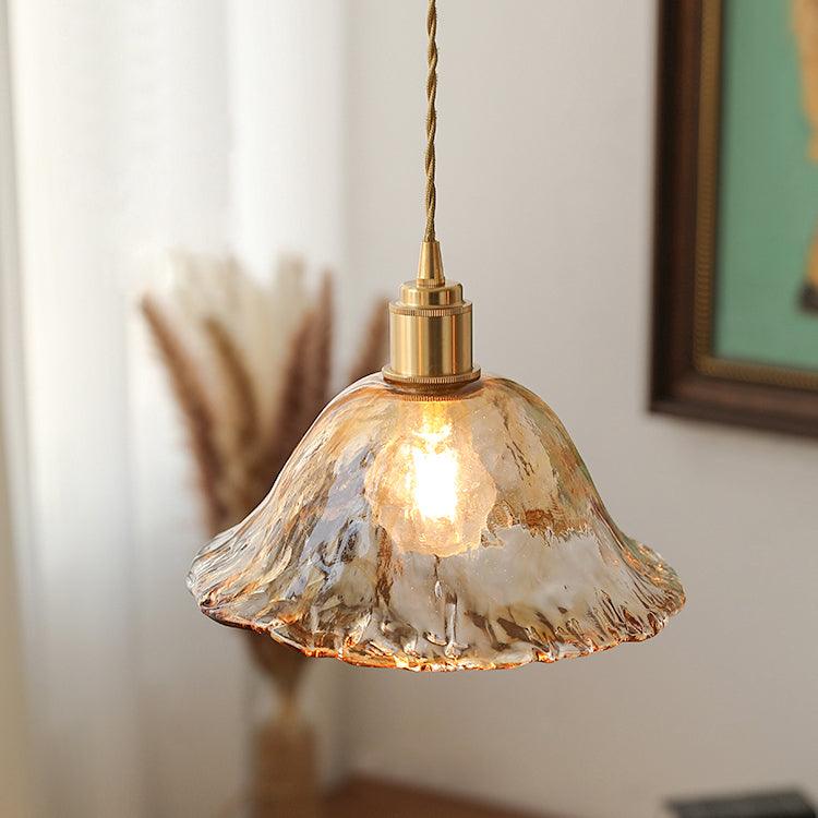 Celirira Vintage Glass Pendant Light