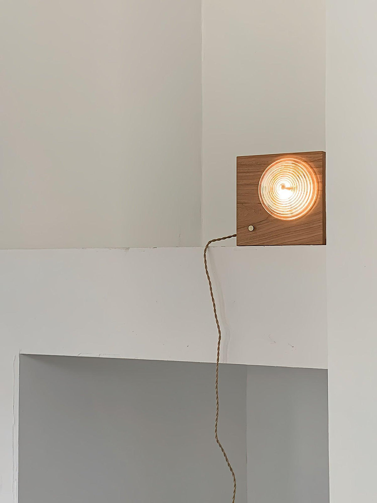 Echo moderne væglampe i glas