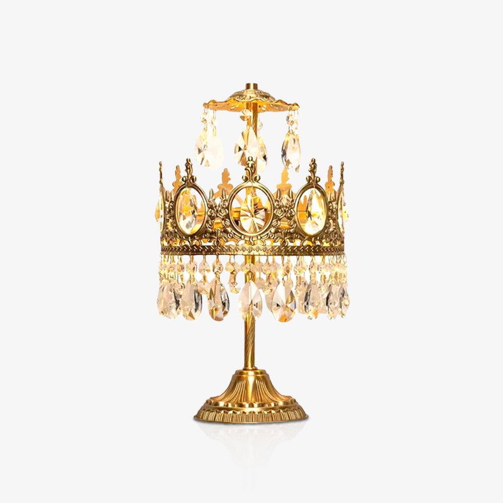 Glee vintage kristallbordslampa