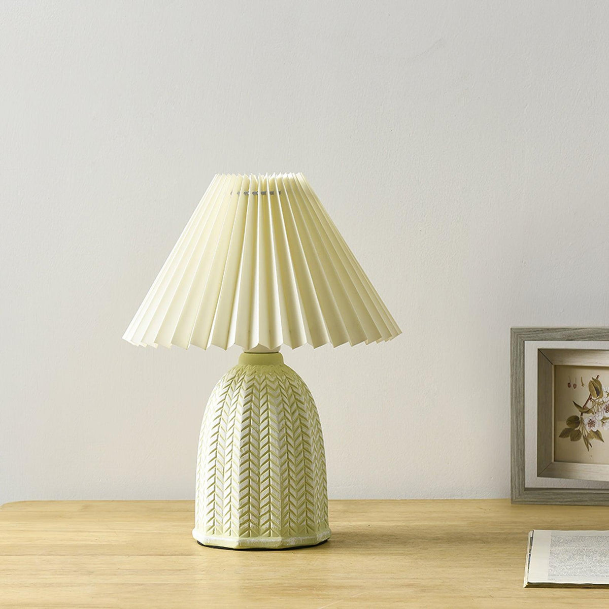 Candeeiro de mesa vintage em tecido Xenlor