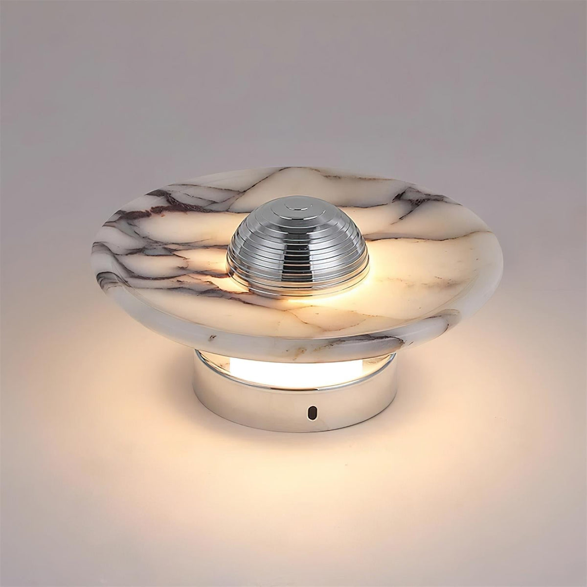 Vägglampa med marmorskiva, LED, modern belysningsarmatur, flera färger