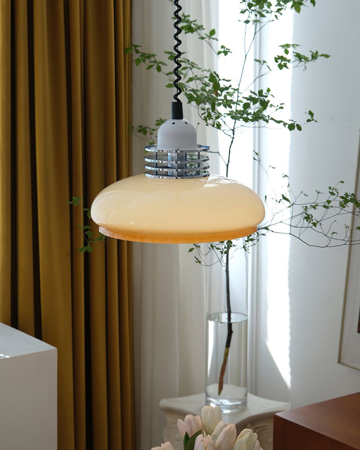 Candeeiro suspenso de vidro Ulaearae Nordic Art Classic