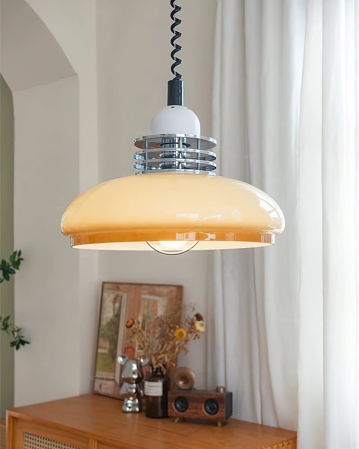 Candeeiro suspenso de vidro Ulaearae Nordic Art Classic