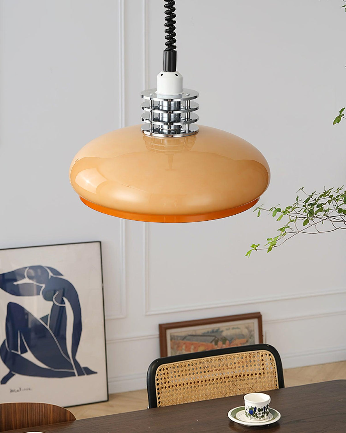 Candeeiro suspenso de vidro Ulaearae Nordic Art Classic