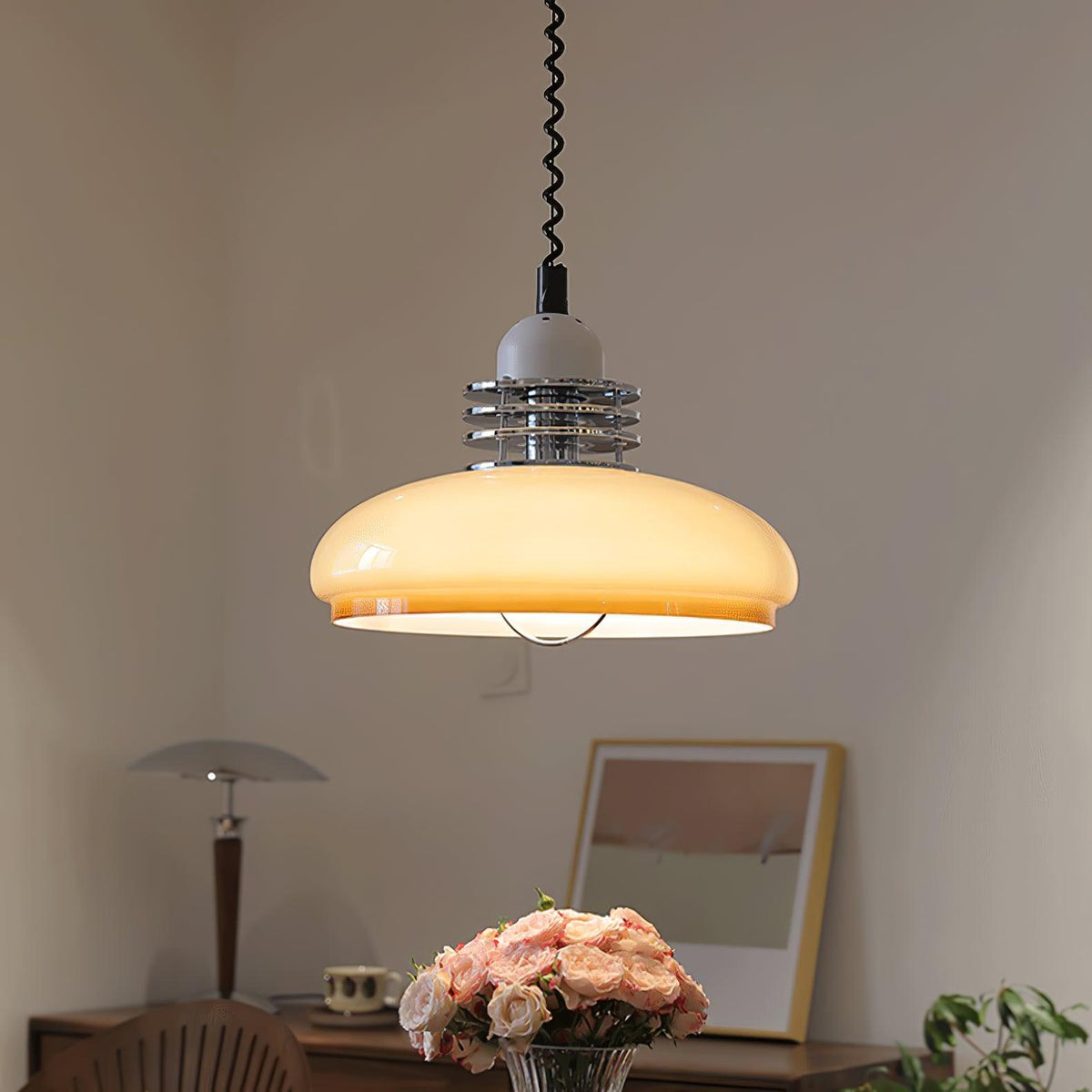Candeeiro suspenso de vidro Ulaearae Nordic Art Classic