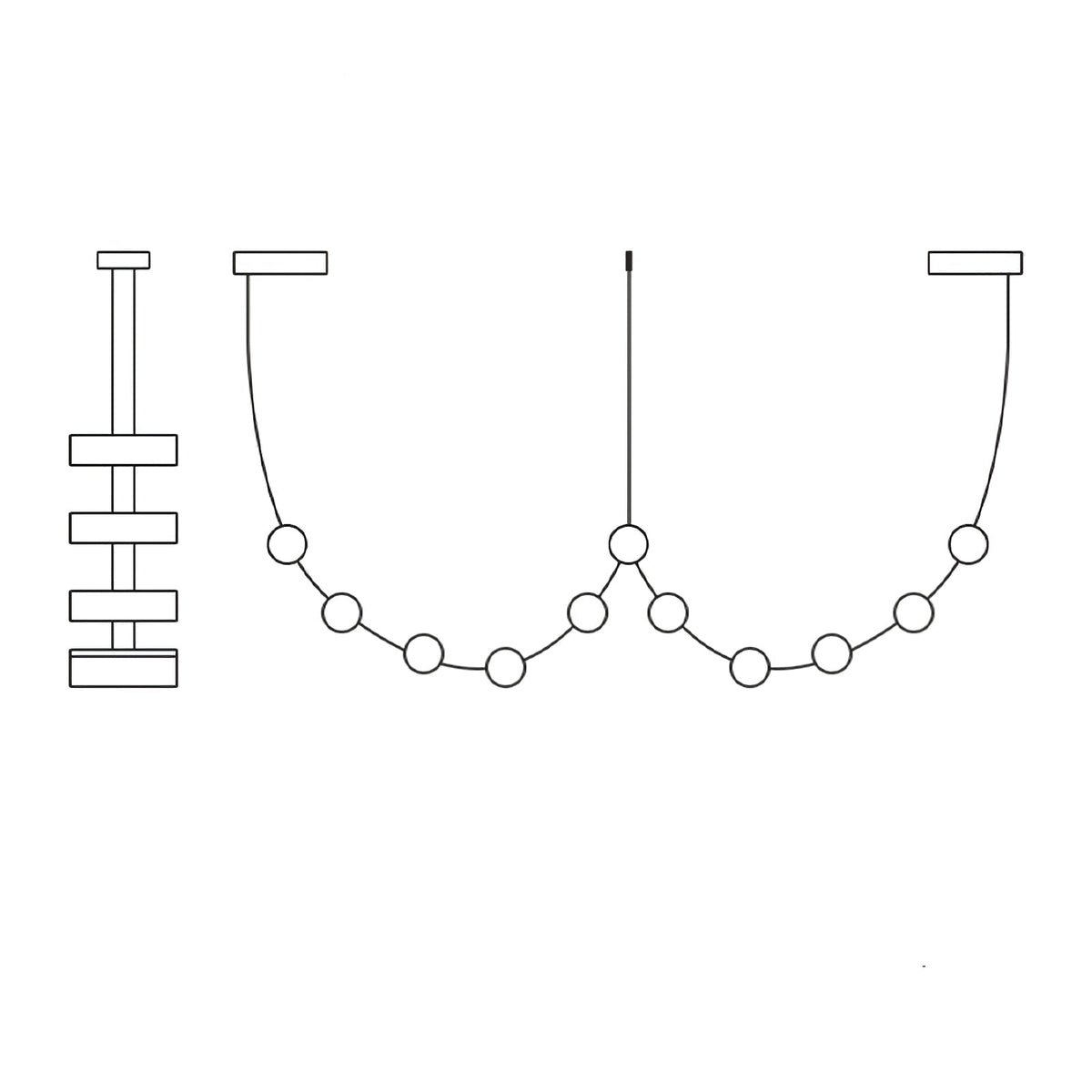 Flexura Modulaarinen kiskoriippuvalaisin