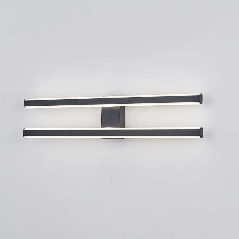 Arisha Modern Minimaliste Flush Mount Ceiling Light, Double-Linear