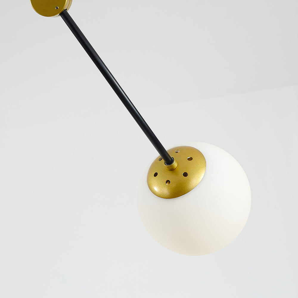 Valentina minimalistisk elegant unik grenlysekrone til stuen