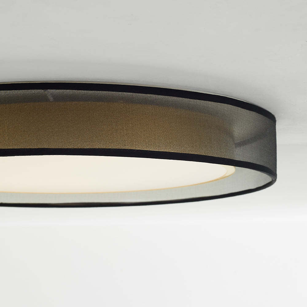 Arisha nordisk modern rund LED-taklampa med utanpåliggande montering, guld/koppar