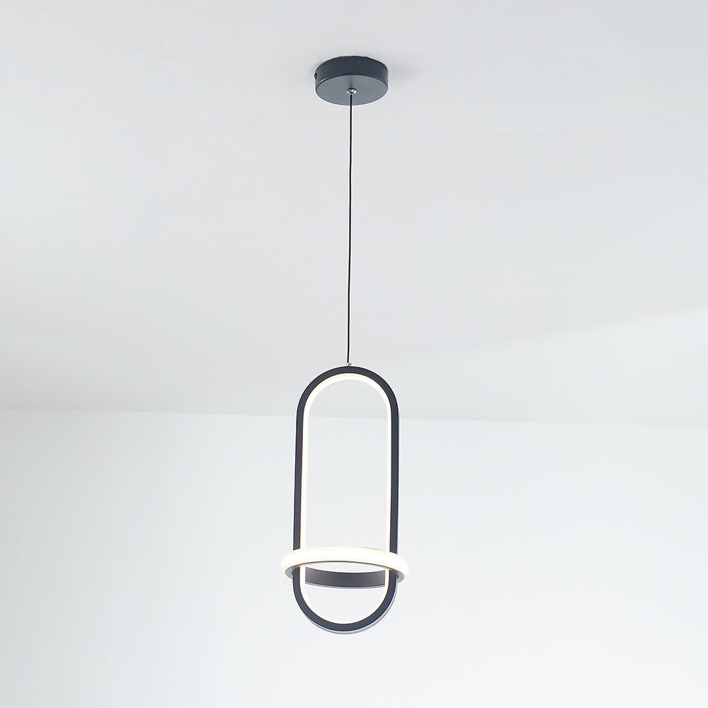 Arisha Modern Minimalist LED Ring Pendant Light Bedsides