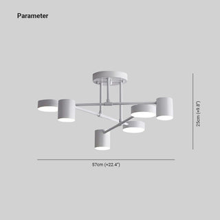 Weiss Design Industriell Infälld LED Taklampa Sovrum Vardagsrum