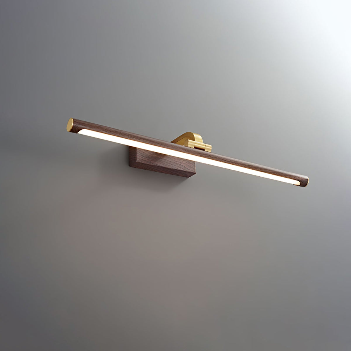 Tevelo minimalistisk vägglampa i mässing