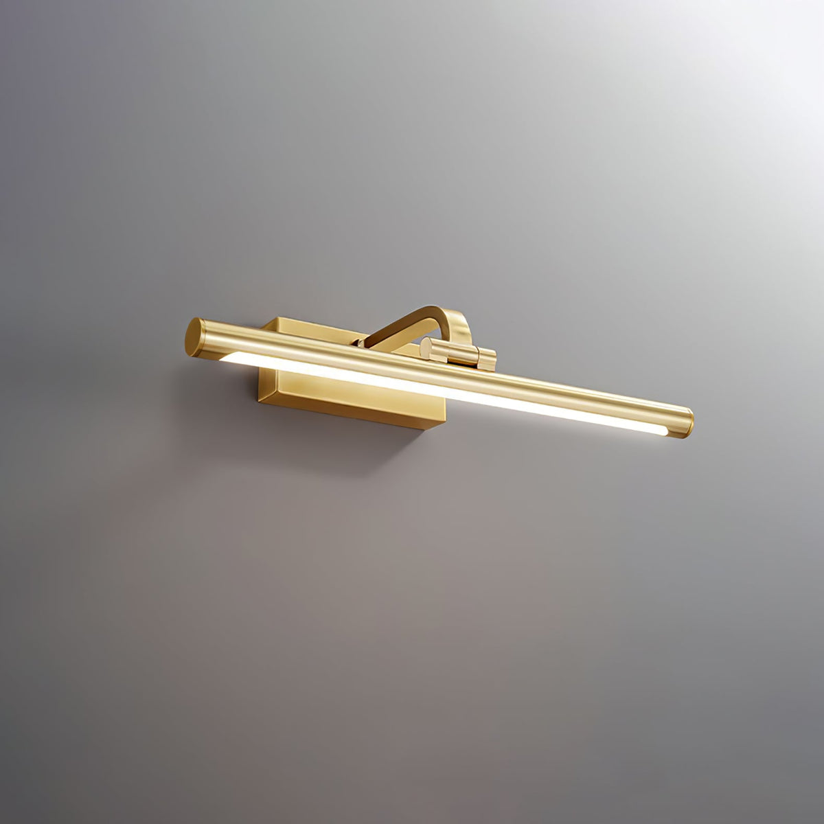 Tevelo minimalistisk vägglampa i mässing