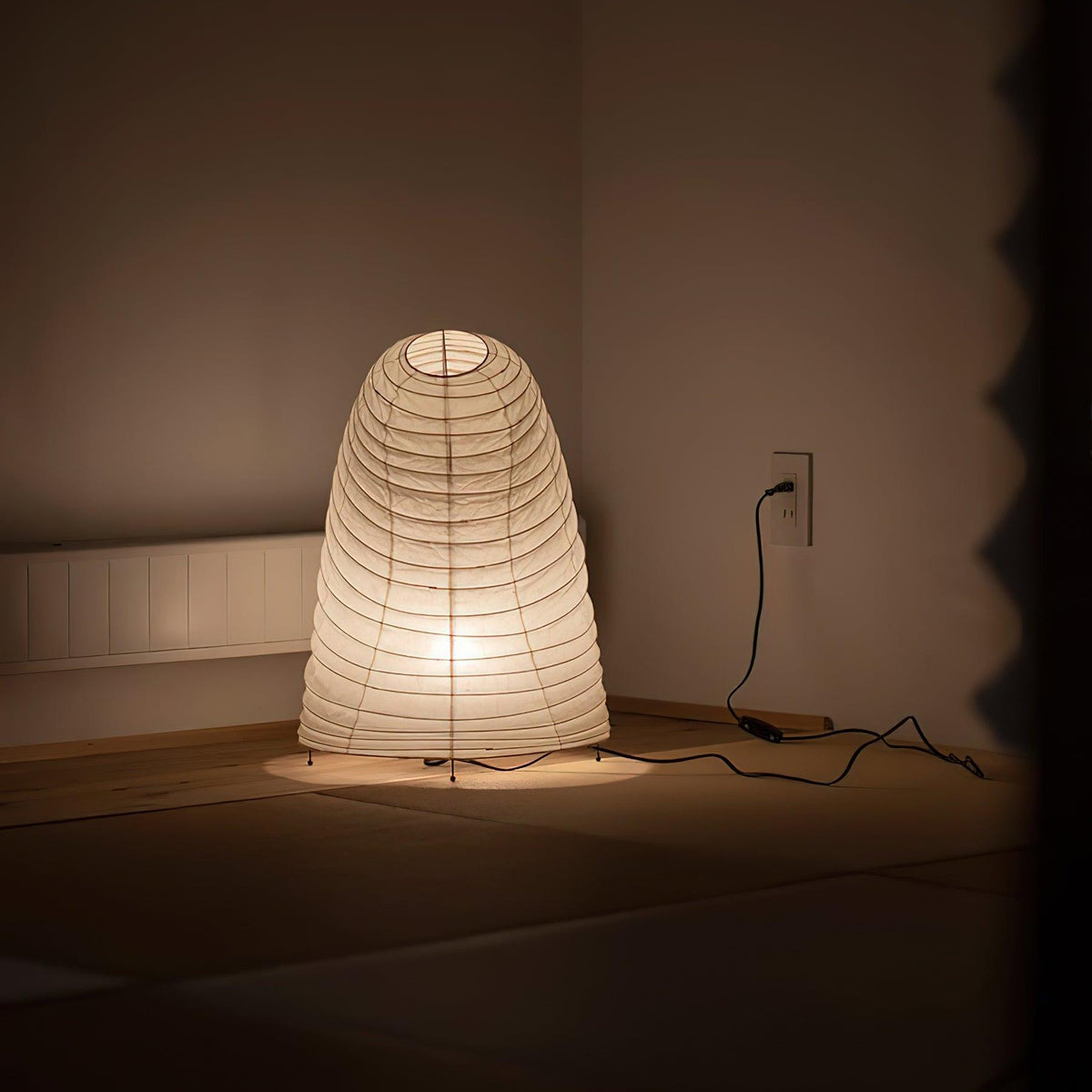 Tranquilux japanskinspirerad bordslampa i papper
